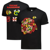 Chicago Blackhawks Starter Logo Collage T-Shirt - Black | NHL Lifestyle