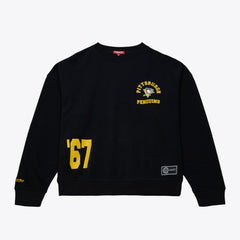 Pittsburgh Penguins Mitchell & Ness Women's Crewneck Sweatshirt - Black | NHL near me