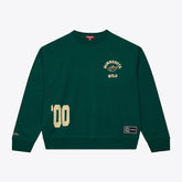 Minnesota Wild Mitchell & Ness Women's Crewneck Sweatshirt - Green | NHL Lifestyle
