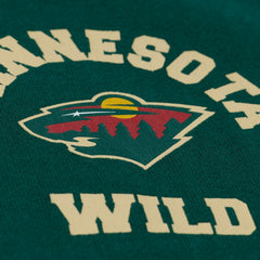 Minnesota Wild Mitchell & Ness Women's Crewneck Sweatshirt - Green | NHL Lifestyle