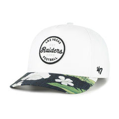 Las Vegas Raiders '47 Beach Side Hitch Adjustable Hat - White/Black - 47 brand