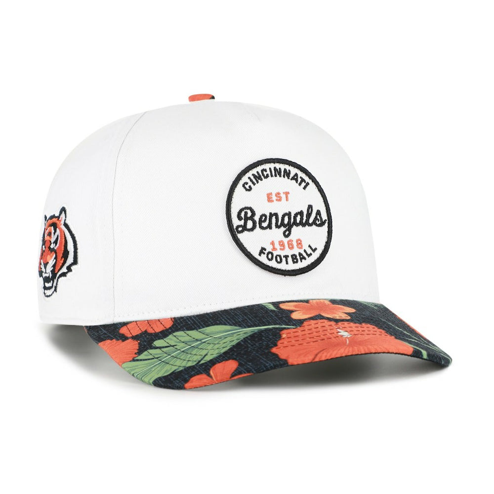 Cincinnati Bengals '47 Beach Side Hitch Adjustable Hat - White/Black - 47 brand