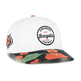 Cincinnati Bengals '47 Beach Side Hitch Adjustable Hat - White/Black - 47 brand
