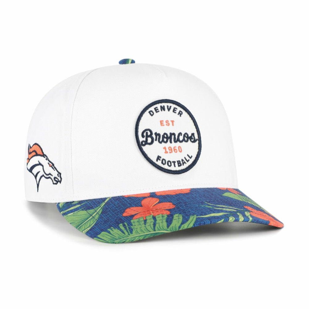 Denver Broncos '47 Beach Side Hitch Adjustable Hat - White/Navy - 47 brand