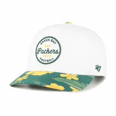 Green Bay Packers '47 Beach Side Hitch Adjustable Hat - White/Green - 47 brand