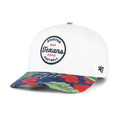 Houston Texans '47 Beach Side Hitch Adjustable Hat - White/Navy - 47 brand