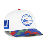 New York Giants '47 Beach Side Hitch Adjustable Hat - White/Royal - 47 brand
