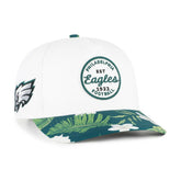 Philadelphia Eagles '47 Beach Side Hitch Adjustable Hat - White/Midnight Green - 47 brand