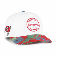 Tampa Bay Buccaneers '47 Beach Side Hitch Adjustable Hat - White/Red - 47 brand