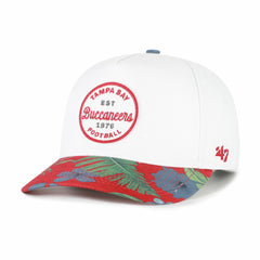 Tampa Bay Buccaneers '47 Beach Side Hitch Adjustable Hat - White/Red - 47 brand