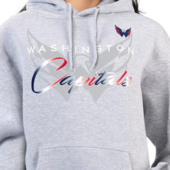 Washington Capitals G-III 4Her by Carl Banks Women's Shadow Logo Fleece Hoodie - Gray | NHL near me