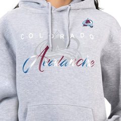 Colorado Avalanche G-III 4Her by Carl Banks Women's Shadow Logo Fleece Hoodie - Gray | NHL online