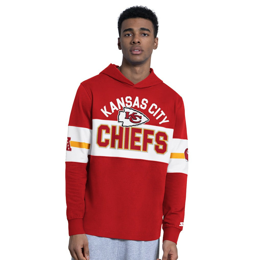 Kansas City Chiefs Starter Fullback Jersey Hoodie - Red - NFL