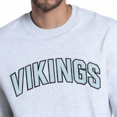 Minnesota Vikings Starter Faceoff Fleece Sweatshirt - Ash - NFL