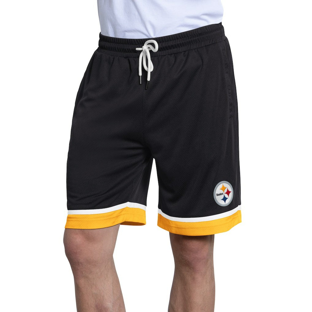 Pittsburgh Steelers Starter Power Play Mesh Shorts - Black - NFL