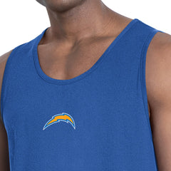 Los Angeles Chargers MSX by Michael Strahan Energy Scoop Neck Tank Top - Royal - NFL