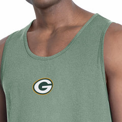 Green Bay Packers MSX by Michael Strahan Energy Scoop Neck Tank Top - Green - NFL