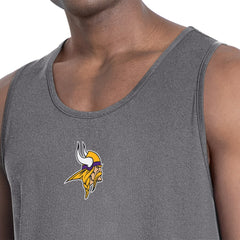 Minnesota Vikings MSX by Michael Strahan Energy Tank Top - Charcoal - NFL