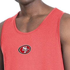 San Francisco 49ers MSX by Michael Strahan Energy Scoop Neck Tank Top - Red - NFL