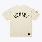 Boston Bruins Mitchell & Ness Unisex Arched Team T-Shirt - Cream | NHL Clearance