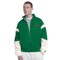 Philadelphia Eagles Starter The Gust Full-Zip Hooded Jacket - Kelly Green - NFL