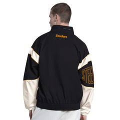 Pittsburgh Steelers Starter The Gust Full-Zip Hooded Jacket - Black - NFL