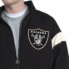 Las Vegas Raiders Starter The Gust Full-Zip Hooded Jacket - Black - NFL