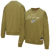 Detroit Red Wings Mitchell & Ness Women's Fleece Sweatshirt - Hunter Green | NHL near me