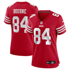 Kendrick Bourne San Francisco 49ers Women's Team Game Jersey - Scarlet - Nike