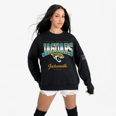 Jacksonville Jaguars Gameday Couture Women's Powerhouse Play Premium Fleece Sweatshirt - Black - NFL