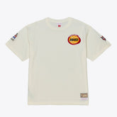 Mitchell & Ness Houston Rockets Hardwood Classics Chainstitch Premium T-Shirt Cream