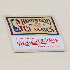 Mitchell & Ness Houston Rockets Hardwood Classics Chainstitch Premium T-Shirt Cream