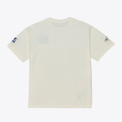 Mitchell & Ness Dallas Mavericks Hardwood Classics Chainstitch Premium T-Shirt Cream
