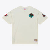 Mitchell & Ness Memphis Grizzlies Hardwood Classics Chainstitch Premium T-Shirt Cream