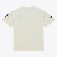 Mitchell & Ness Minnesota Timberwolves Hardwood Classics Chainstitch Premium T-Shirt Cream