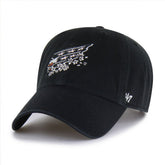 Washington Capitals '47 Alternate Clean Up Adjustable Hat - Black | 47 brand Lifestyle