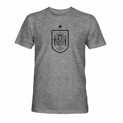 Spain National Team 1863FC Mono Badge Vintage Tri-Blend T-Shirt Gray