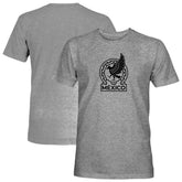 Mexico National Team 1863FC Mono Badge Vintage Tri-Blend T-Shirt Gray