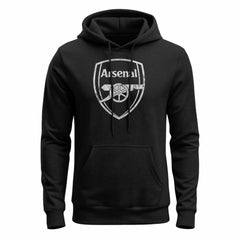 Arsenal 1863FC Mono Badge Fleece Hoodie Black