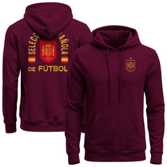 Spain National Team 1863FC True Glory Fleece Hoodie Maroon