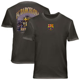 Barcelona 1863FC Wordmark Cotton T-Shirt Gray