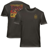 Spain National Team 1863FC Wordmark Cotton T-Shirt Gray