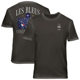France National Team 1863FC Wordmark Cotton T-Shirt Gray