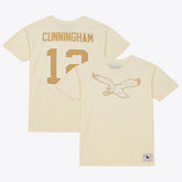 Randall Cunningham Philadelphia Eagles Sandman Name & Number T-Shirt - Cream - Mitchell & Ness