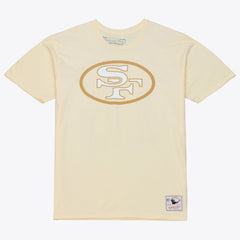 Joe Montana San Francisco 49ers Sandman Name & Number T-Shirt - Cream - Mitchell & Ness