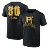 Paul Skenes Pittsburgh Pirates Fastball Player Name & Number T-Shirt Near Me