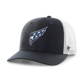 Washington Capitals '47 Logo Trucker Adjustable Hat - Navy/White | 47 brand discount