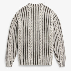 Kansas City Chiefs Off Season x NFL Unisex Cable Knit Sweater - Cream/Gray - NFL