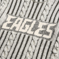 Philadelphia Eagles Off Season x NFL Unisex Cable Knit Sweater - Cream/Gray - NFL
