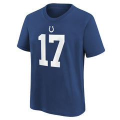 Daniel Jones Indianapolis Colts Youth Player Name & Number T-Shirt - Royal - Nike
